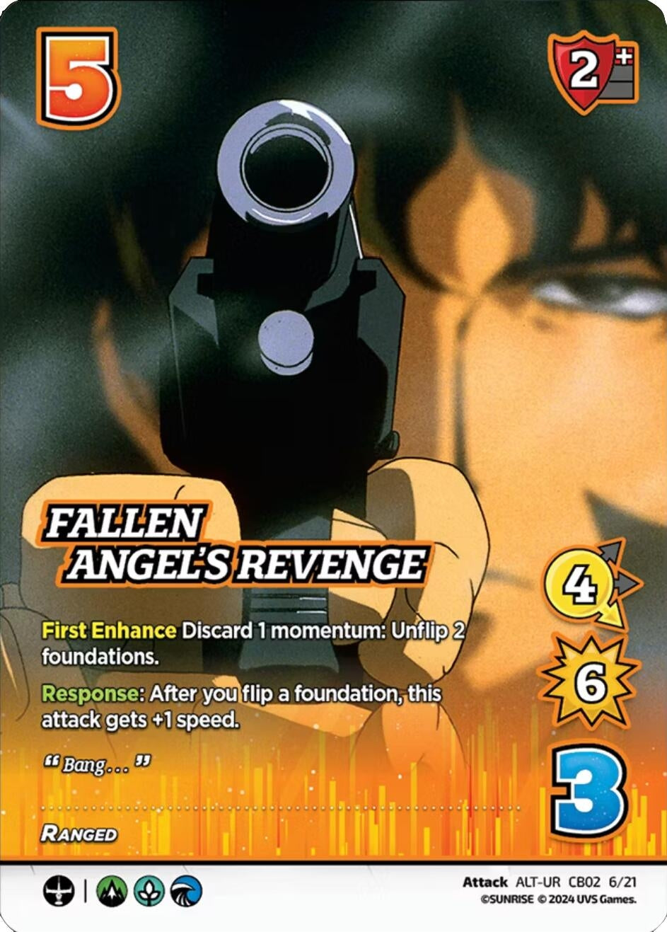 Image for Fallen Angel's Revenge (Alternate Art) (Challenger Series: Cowboy Bebop and Trigun Stampede) (CB02 6/21) - UniVersus