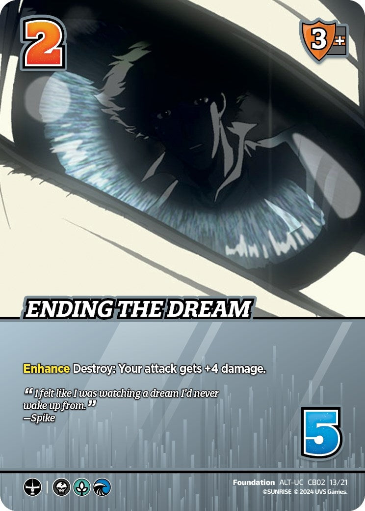 Image for Ending the Dream (Alternate Art) (Challenger Series: Cowboy Bebop and Trigun Stampede) (CB02 13/21) - UniVersus