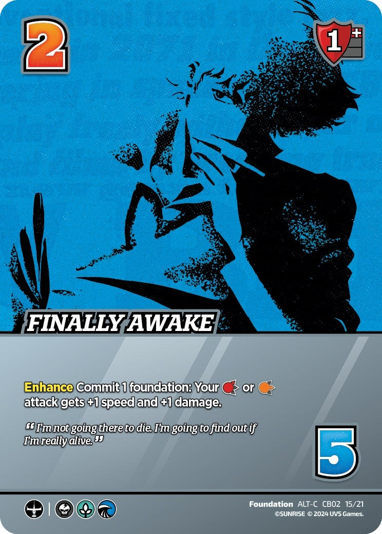 Image for Finally Awake (Alternate Art) (Challenger Series: Cowboy Bebop and Trigun Stampede) (CB02 15/21) - UniVersus