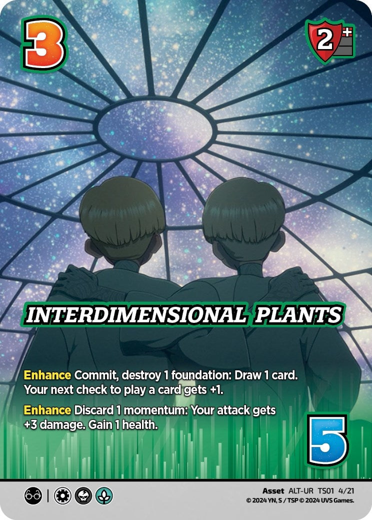 Image for Interdimensional Plants (Alternate Art) (Challenger Series: Cowboy Bebop and Trigun Stampede) (TS01 4/21) - UniVersus