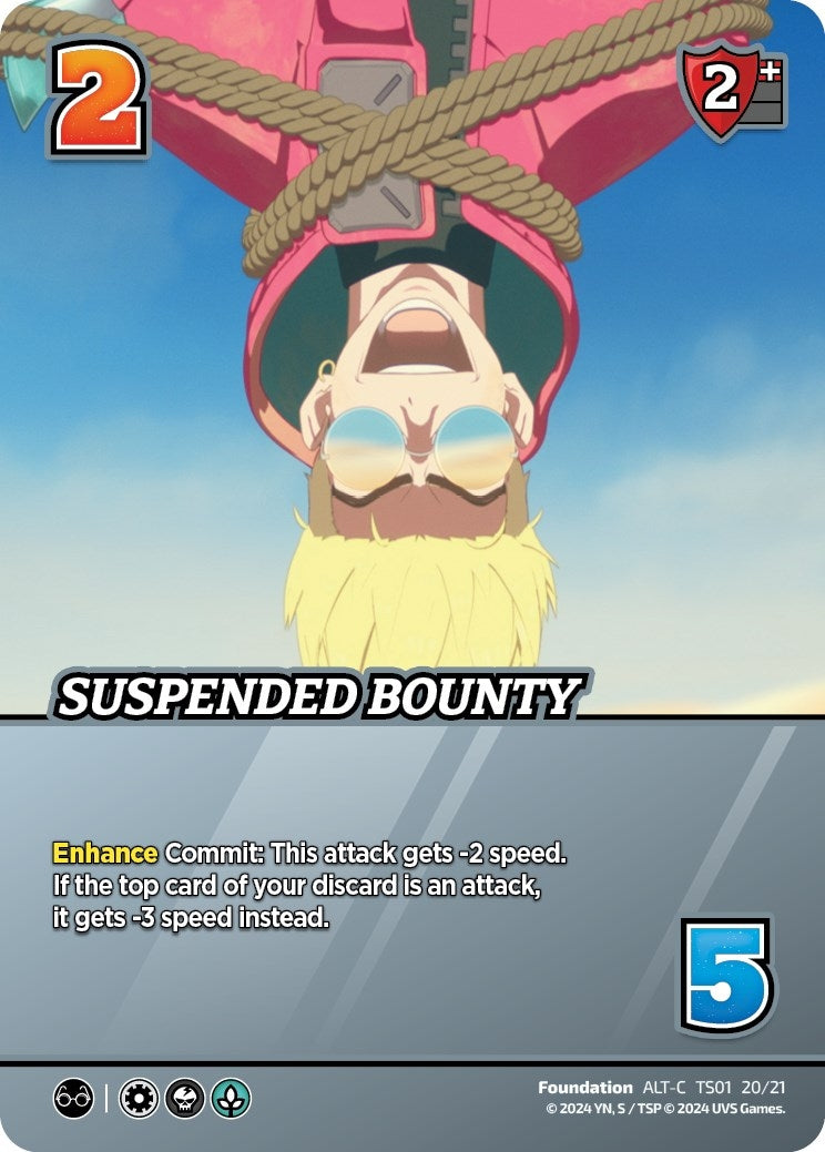 Image for Suspended Bounty (Alternate Art) (Challenger Series: Cowboy Bebop and Trigun Stampede) (TS01 20/21) - UniVersus