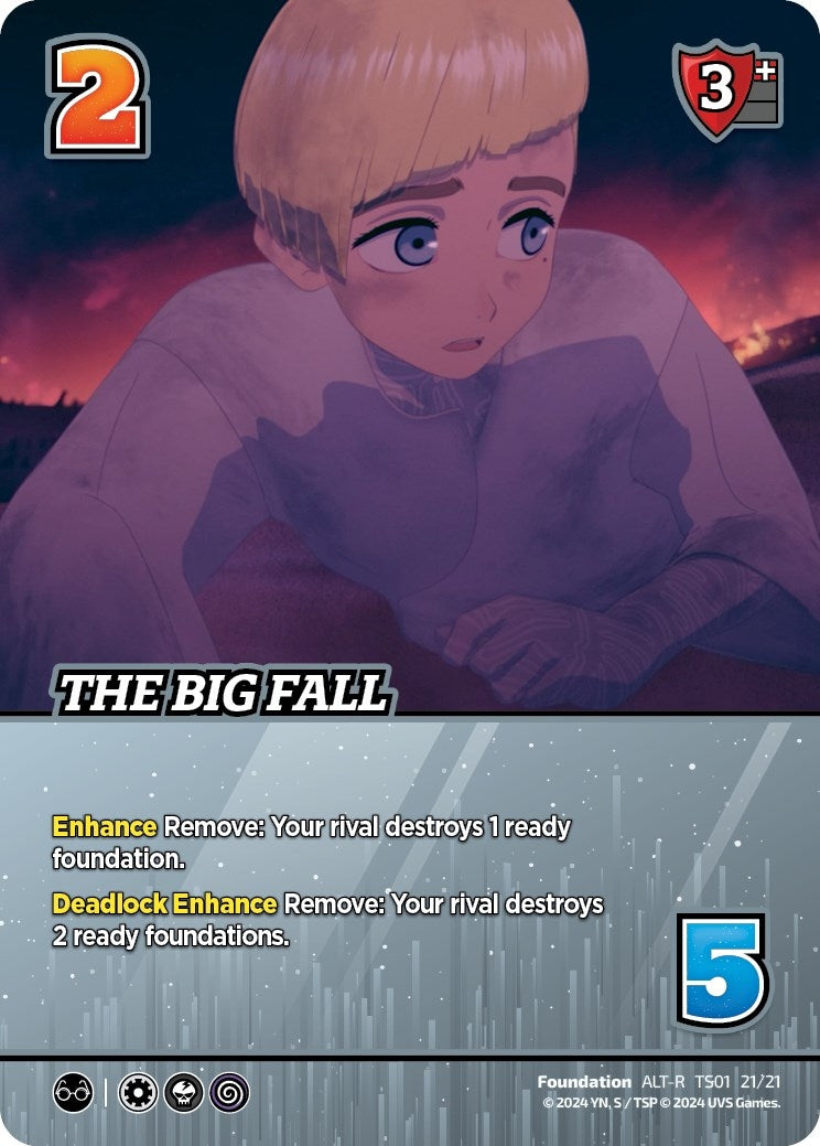 Image for The Big Fall (Alternate Art) (Challenger Series: Cowboy Bebop and Trigun Stampede) (TS01 21/21) - UniVersus