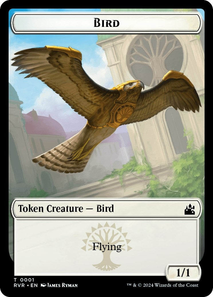 Image for Bird // Angel (0002) Double-Sided Token (Ravnica Remastered) (1 // 2) - Magic: The Gathering