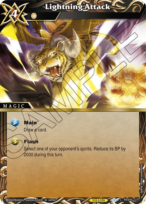 Image for Lightning Attack (Savior of Chaos) (BSS04-127) - Battle Spirits Saga