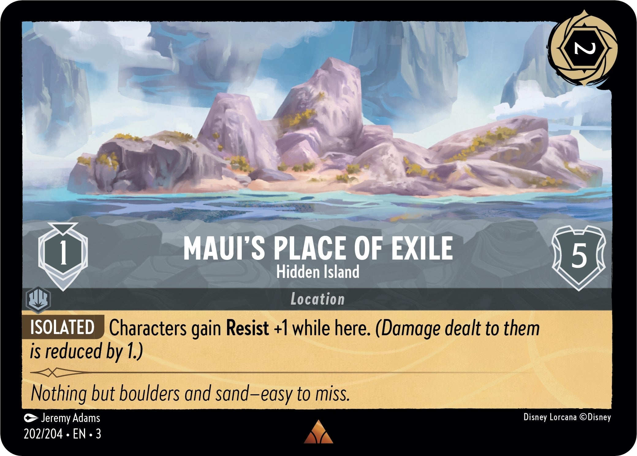 Image for Maui's Place of Exile - Hidden Island (3) (202)