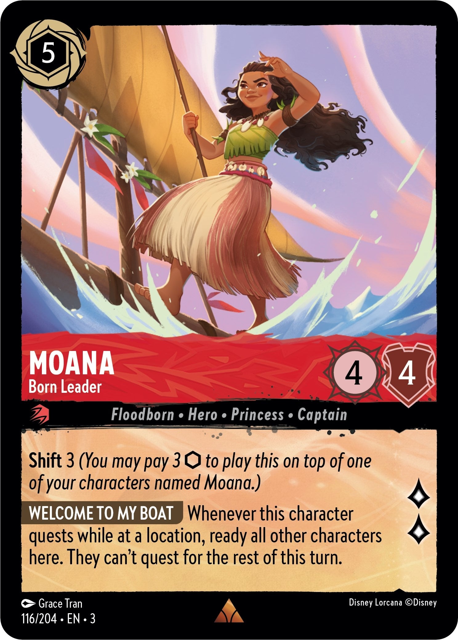 Image for Moana - Born Leader (3) (116)