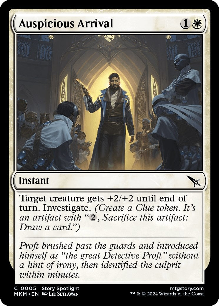 Image for Auspicious Arrival (Murders at Karlov Manor) (5) - Magic: The Gathering