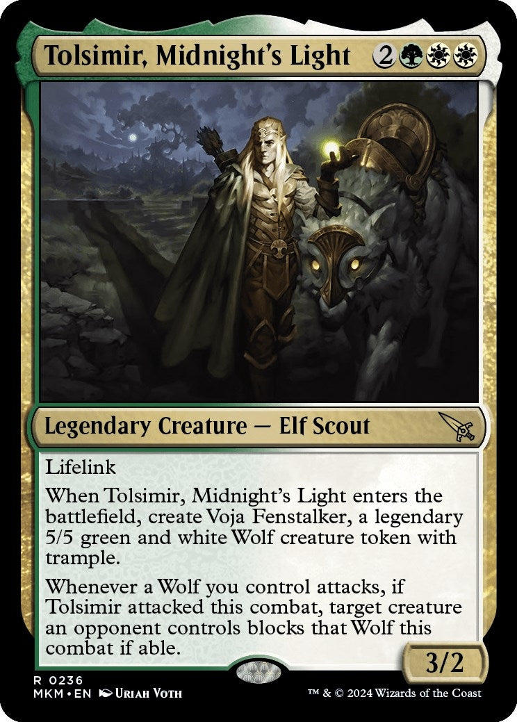 Image for Tolsimir, Midnight's Light (Murders at Karlov Manor) (236) - Magic: The Gathering