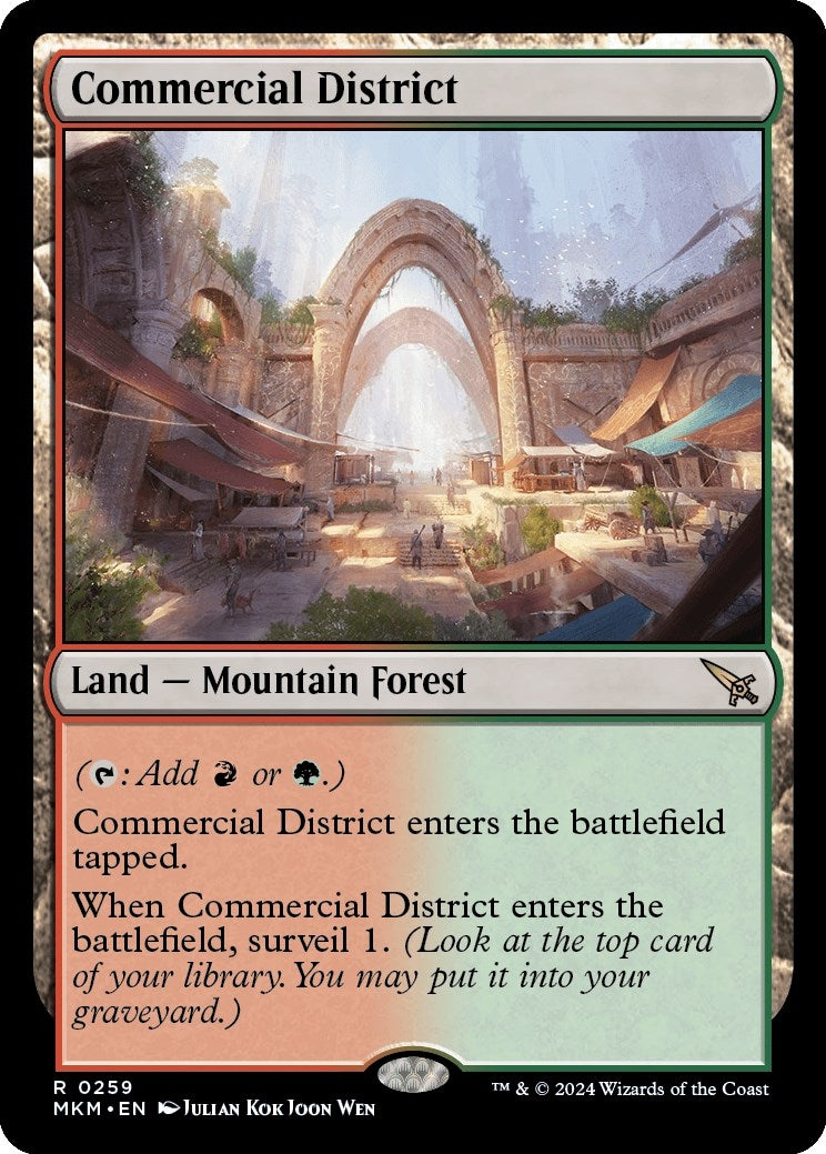 Image for Commercial District (Murders at Karlov Manor) (259) - Magic: The Gathering