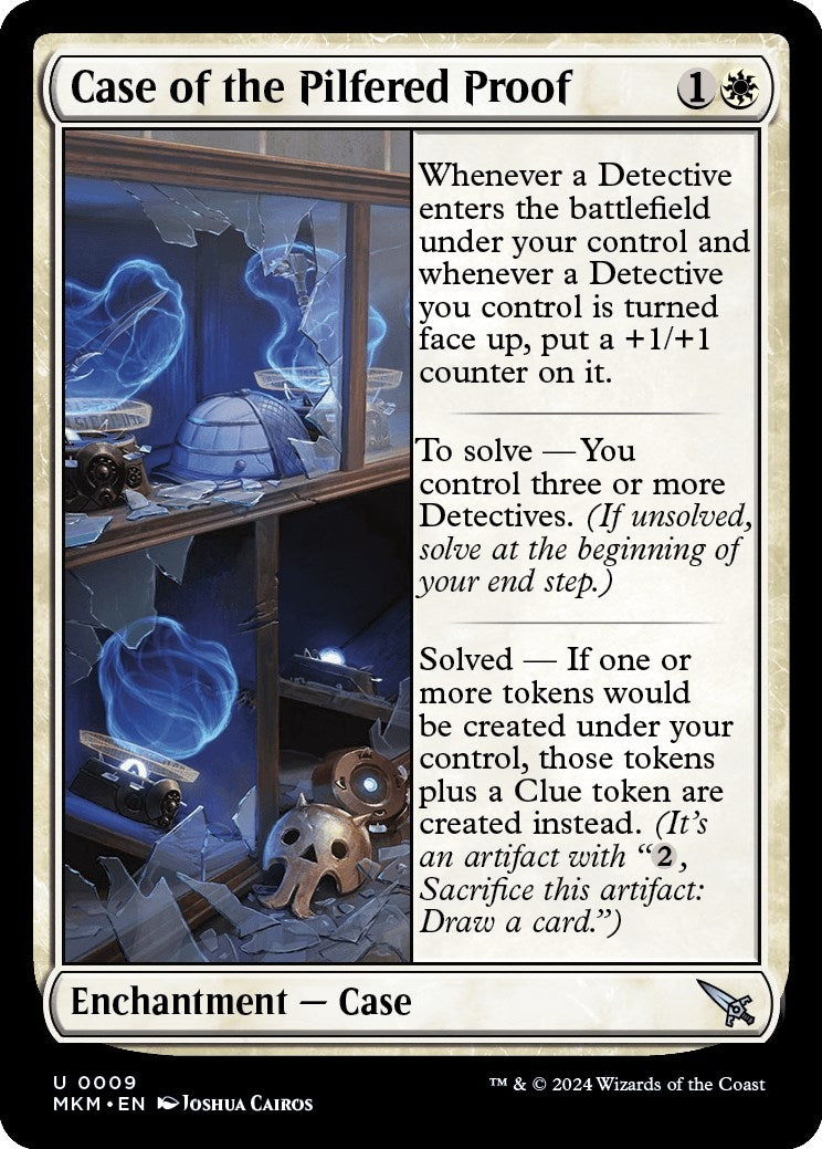 Image for Case of the Pilfered Proof (Murders at Karlov Manor) (9) - Magic: The Gathering