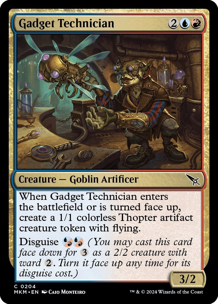 Image for Gadget Technician (Murders at Karlov Manor) (204) - Magic: The Gathering