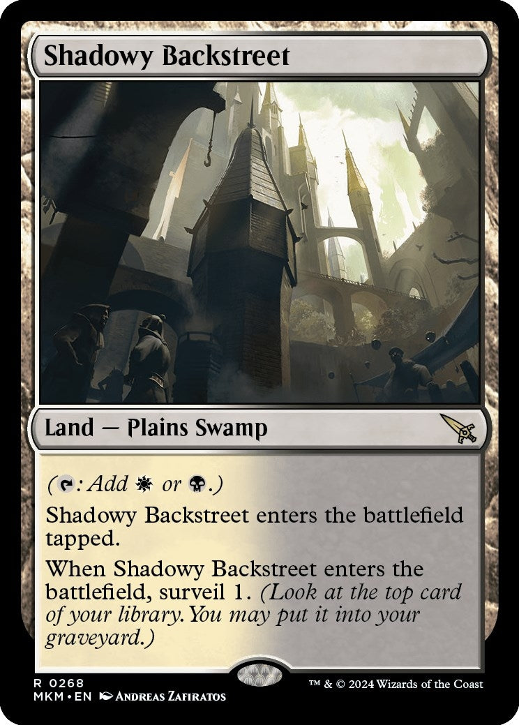 Image for Shadowy Backstreet (Murders at Karlov Manor) (268) - Magic: The Gathering