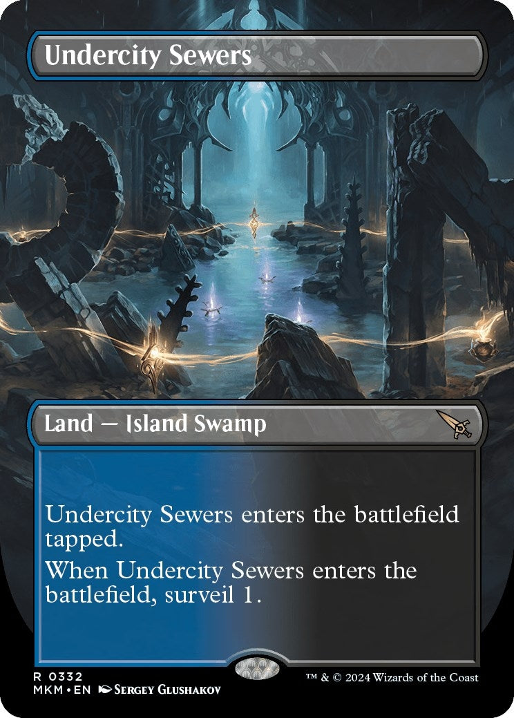 Image for Undercity Sewers (Borderless) (Murders at Karlov Manor) (332) - Magic: The Gathering