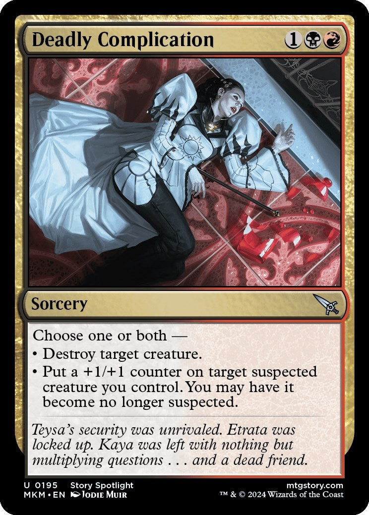 Image for Deadly Complication (Murders at Karlov Manor) (195) - Magic: The Gathering