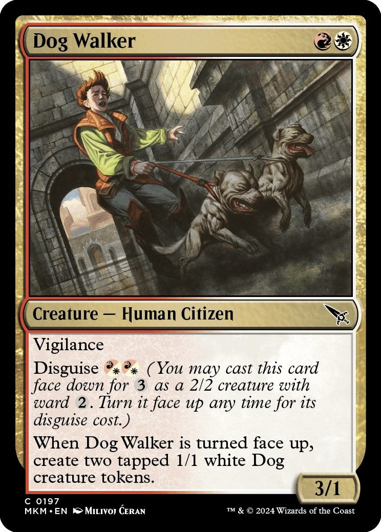 Image for Dog Walker (Murders at Karlov Manor) (197) - Magic: The Gathering