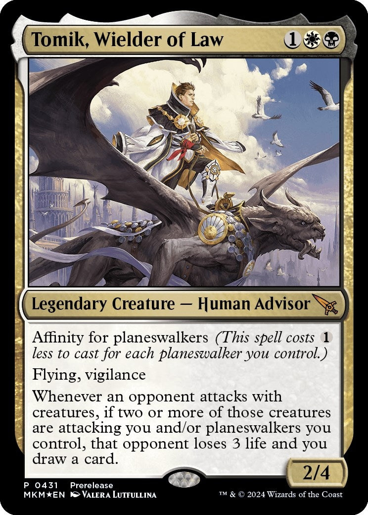 Image for Tomik, Wielder of Law (Prerelease Cards) (431) - Magic: The Gathering