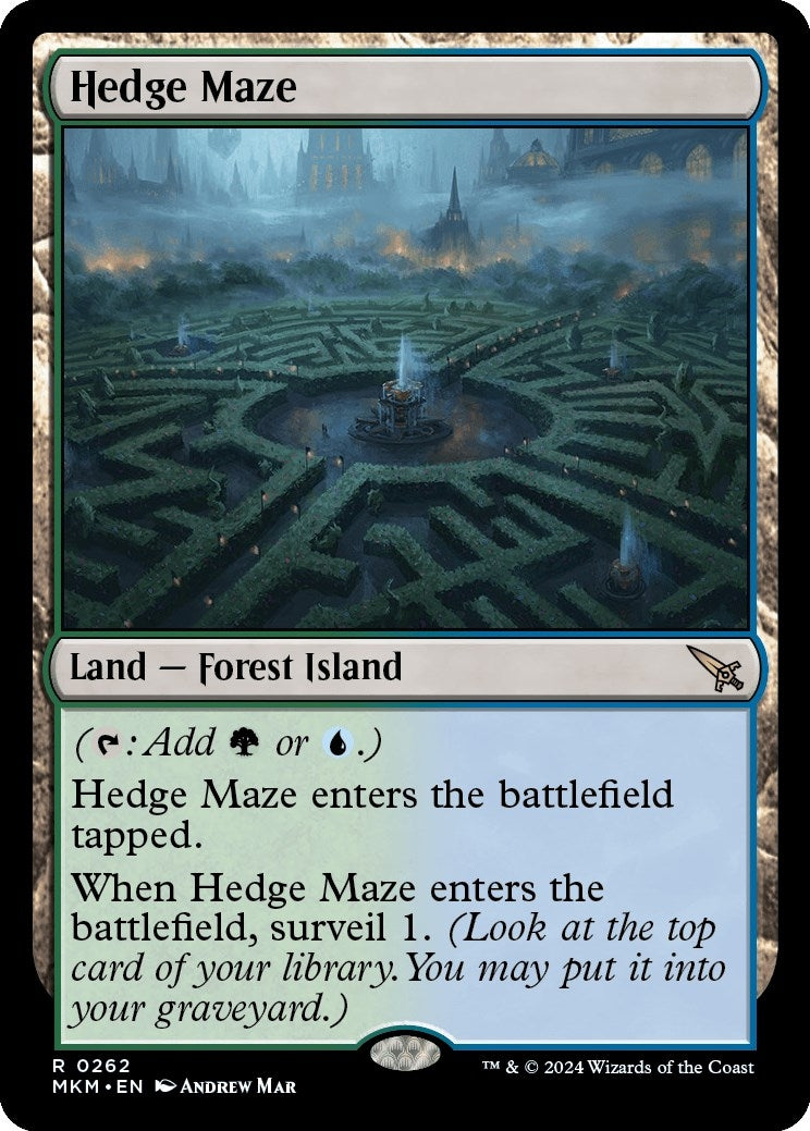 Image for Hedge Maze (Murders at Karlov Manor) (262) - Magic: The Gathering