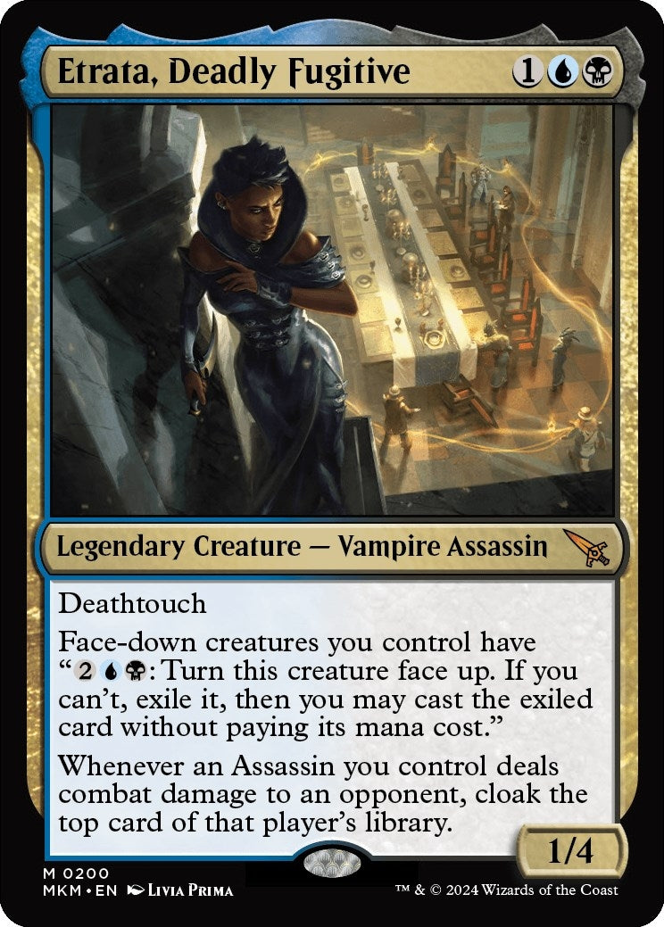 Image for Etrata, Deadly Fugitive (Murders at Karlov Manor) (200) - Magic: The Gathering