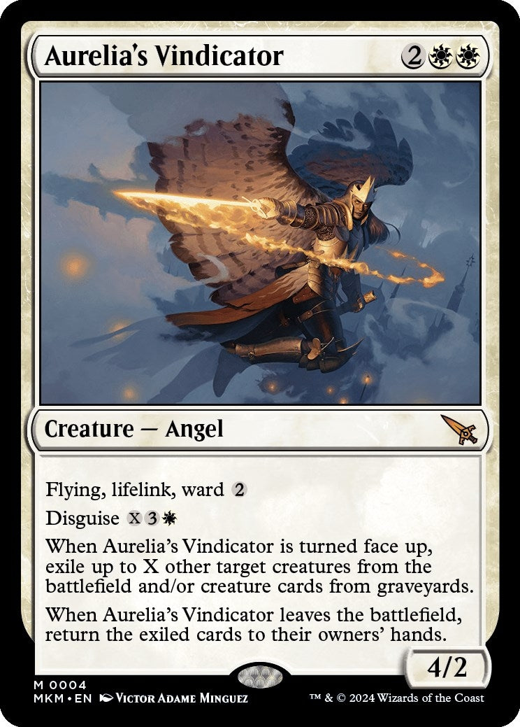 Image for Aurelia's Vindicator (Murders at Karlov Manor) (4) - Magic: The Gathering