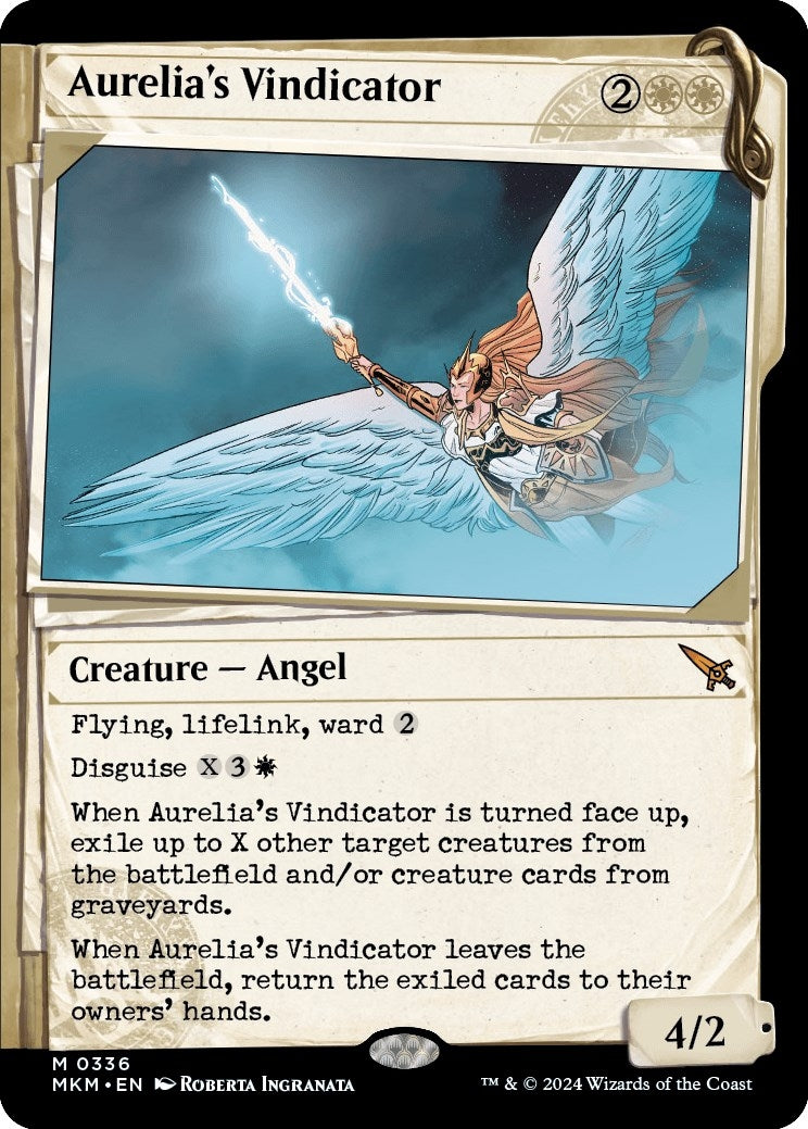 Image for Aurelia's Vindicator (Showcase) (Murders at Karlov Manor) (336) - Magic: The Gathering