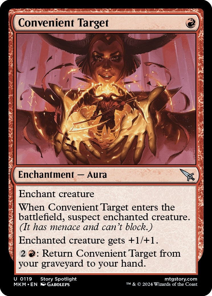 Image for Convenient Target (Murders at Karlov Manor) (119) - Magic: The Gathering