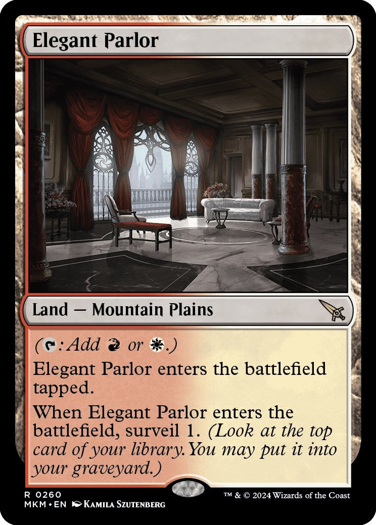 Image for Elegant Parlor (Murders at Karlov Manor) (260) - Magic: The Gathering
