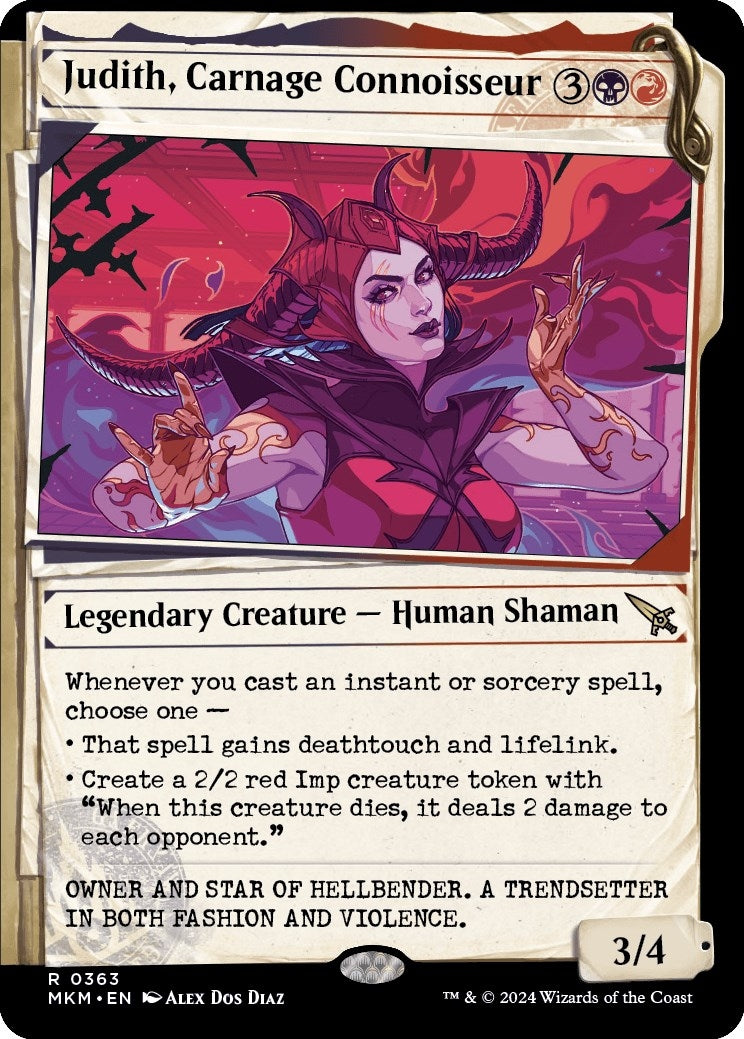 Image for Judith, Carnage Connoisseur (Showcase) (Murders at Karlov Manor) (363) - Magic: The Gathering