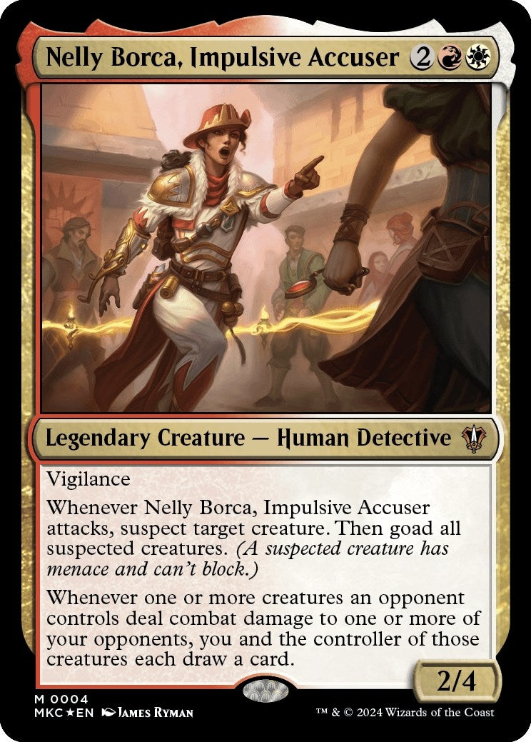 Image for Nelly Borca, Impulsive Accuser (Commander: Murders at Karlov Manor) (4) - Magic: The Gathering