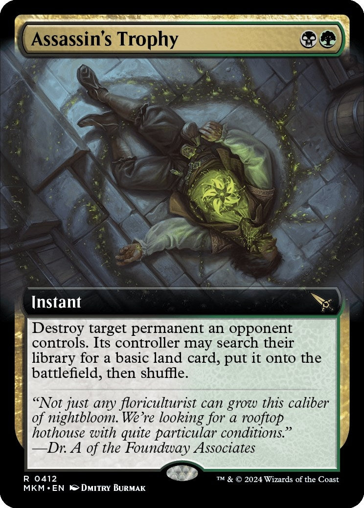 Image for Assassin's Trophy (Extended Art) (Murders at Karlov Manor) (412) - Magic: The Gathering