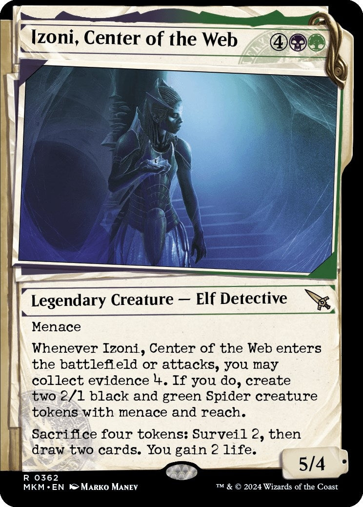 Image for Izoni, Center of the Web (Showcase) (Murders at Karlov Manor) (362) - Magic: The Gathering