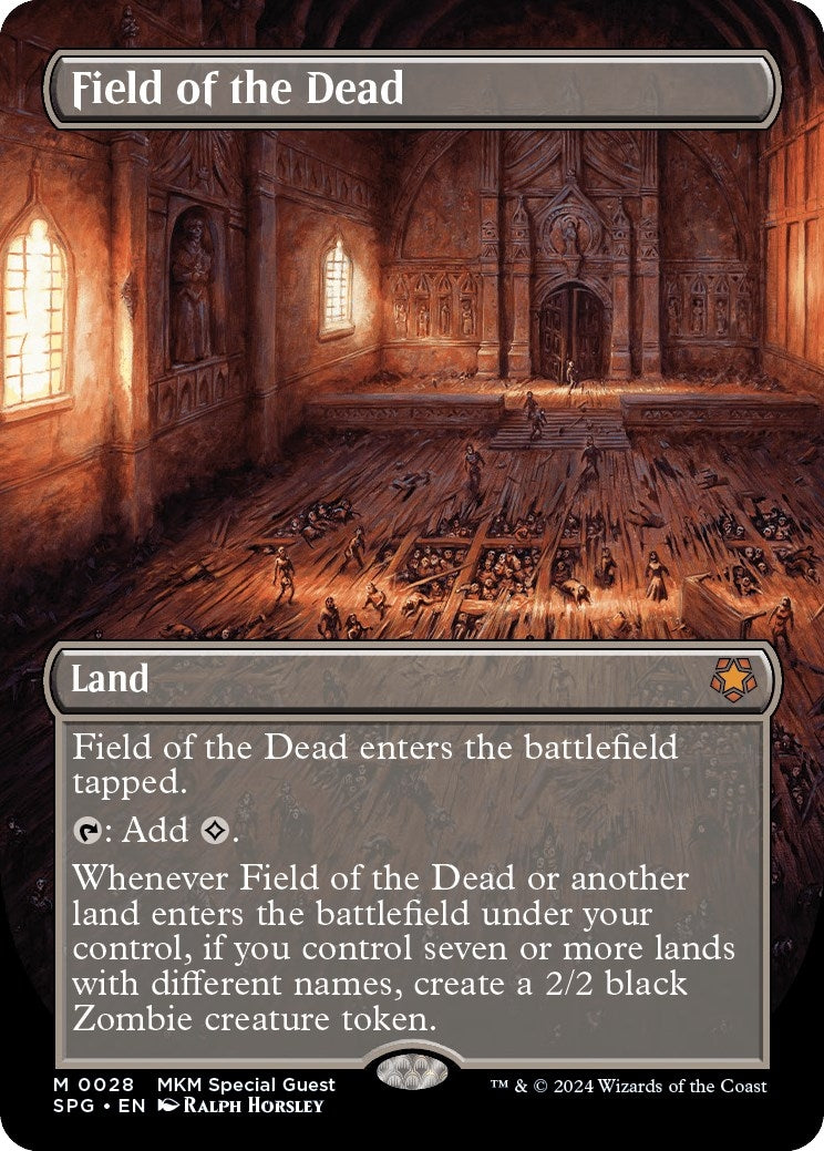 Image for Field of the Dead (Borderless) (Special Guests) (28) - Magic: The Gathering