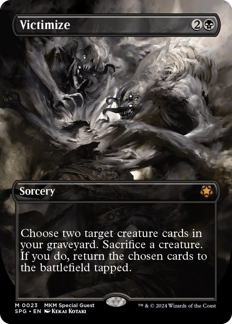 Image for Victimize (Borderless) (Special Guests) (23) - Magic: The Gathering