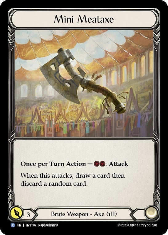 Image for Mini Meataxe (Heavy Hitters) (HVY007) - Flesh and Blood TCG