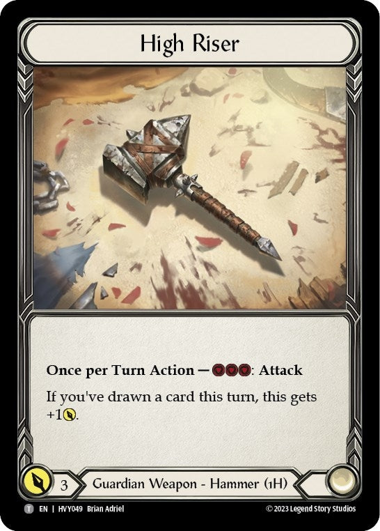 Image for High Riser // Cintari Saber (Heavy Hitters) (HVY049 // HVY094) - Flesh and Blood TCG