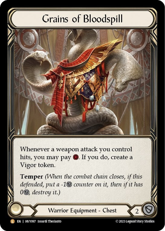 Image for Grains of Bloodspill (Heavy Hitters) (HVY097) - Flesh and Blood TCG