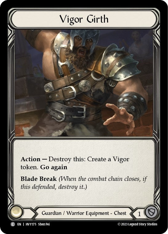 Image for Vigor Girth (Heavy Hitters) (HVY175) - Flesh and Blood TCG