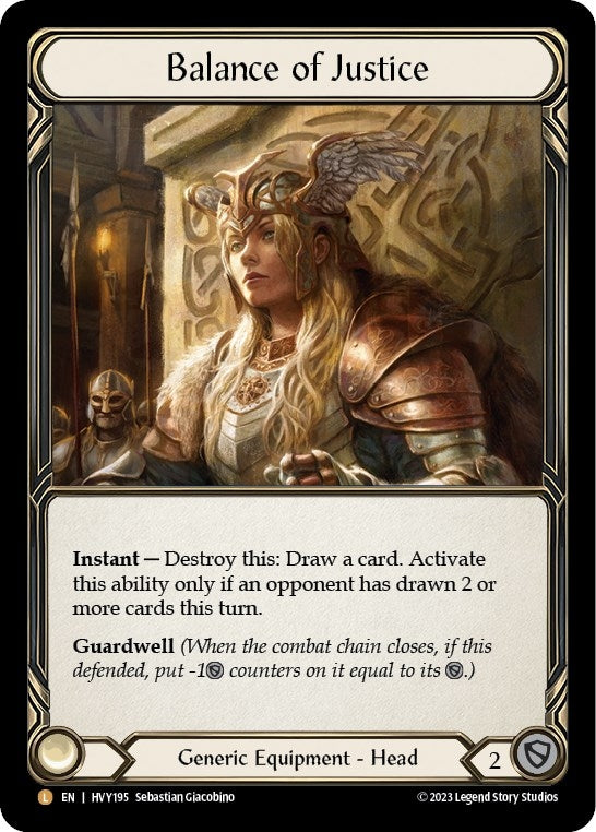 Image for Balance of Justice (Heavy Hitters) (HVY195) - Flesh and Blood TCG