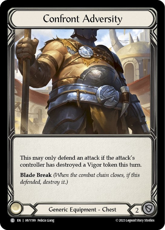 Image for Confront Adversity (Heavy Hitters) (HVY199) - Flesh and Blood TCG