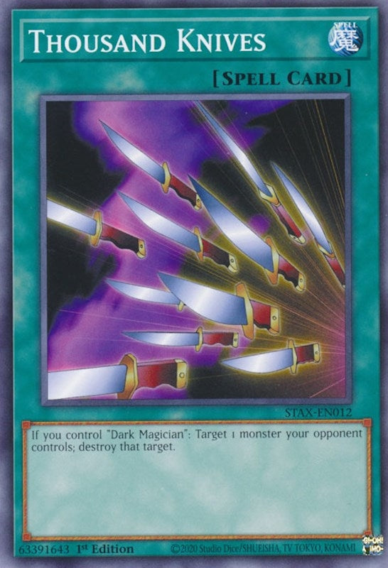 Image for Thousand Knives (2-Player Starter Set) (STAX-EN012) - YuGiOh