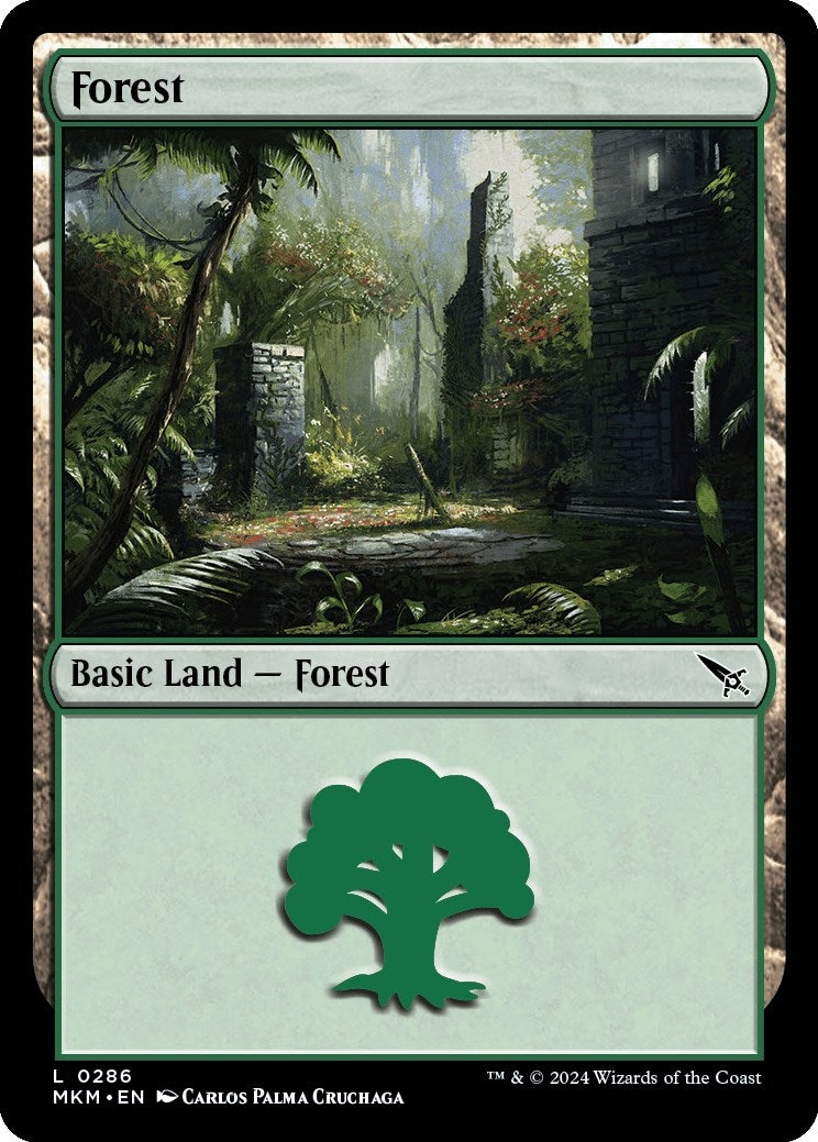 Image for Forest (0286) (Murders at Karlov Manor) (286) - Magic: The Gathering