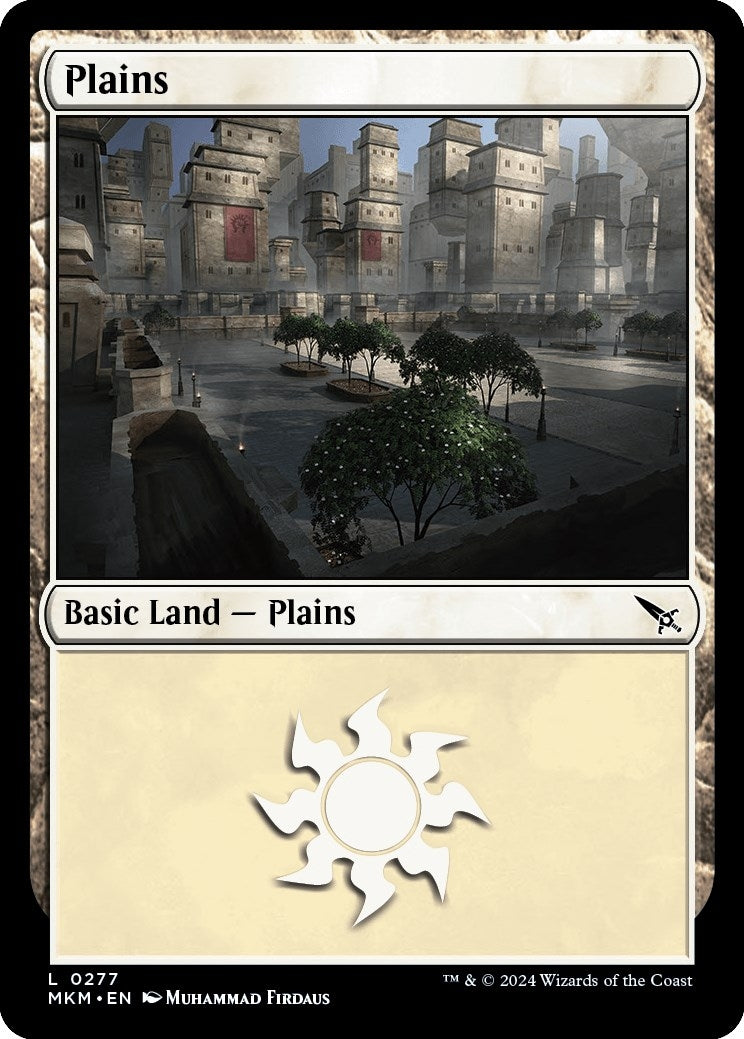 Image for Plains (0277) (Murders at Karlov Manor) (277) - Magic: The Gathering