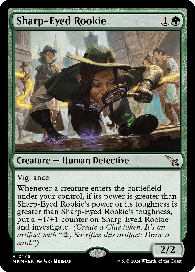 Image for Sharp-Eyed Rookie (Murders at Karlov Manor) (176) - Magic: The Gathering