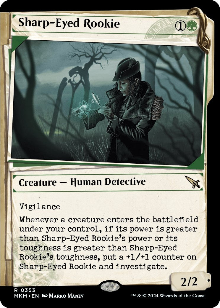 Image for Sharp-Eyed Rookie (Showcase) (Murders at Karlov Manor) (353) - Magic: The Gathering