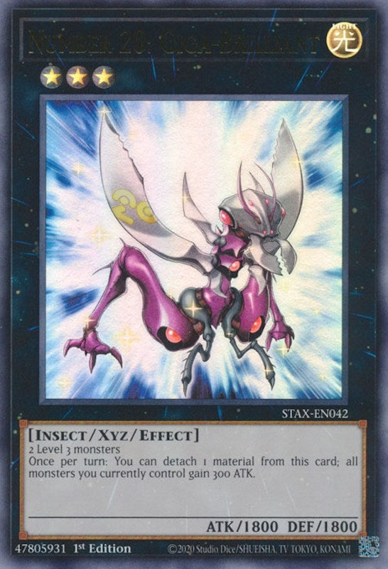 Image for Number 20: Giga-Brilliant (2-Player Starter Set) (STAX-EN042) - YuGiOh