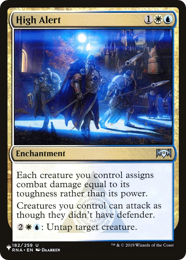 Image for High Alert (The List Reprints) (182/259) - Magic: The Gathering