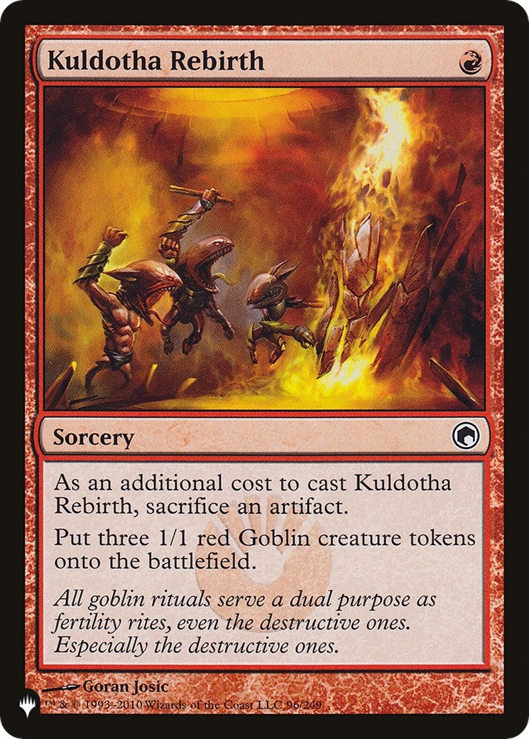 Image for Kuldotha Rebirth (The List Reprints) (96/249) - Magic: The Gathering