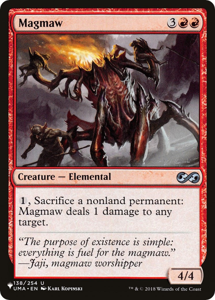 Image for Magmaw (The List Reprints) (138/254) - Magic: The Gathering