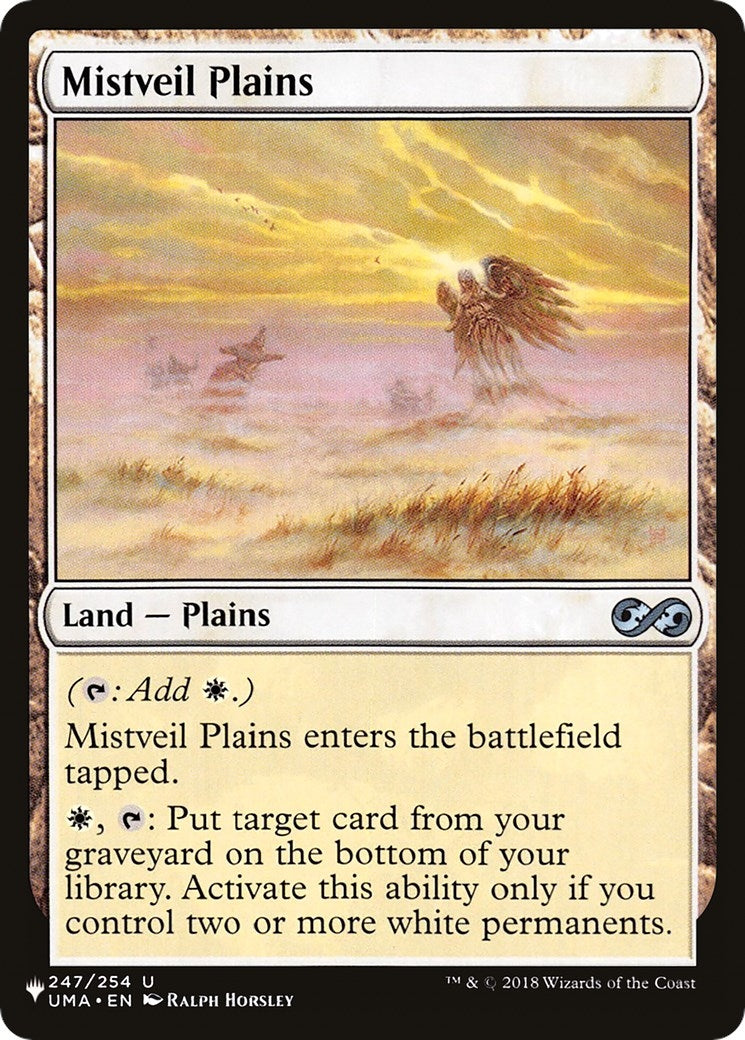 Image for Mistveil Plains (The List Reprints) (247/254) - Magic: The Gathering
