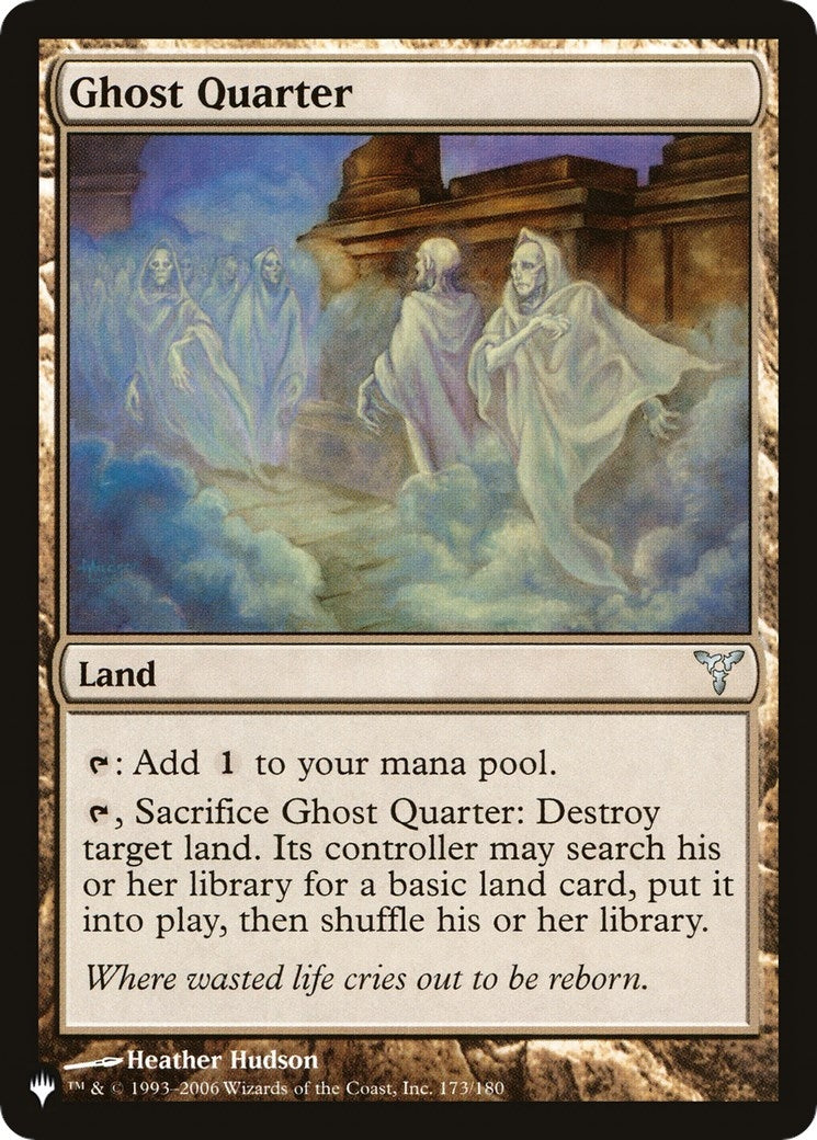 Image for Ghost Quarter (DIS) (The List Reprints) (173/180) - Magic: The Gathering