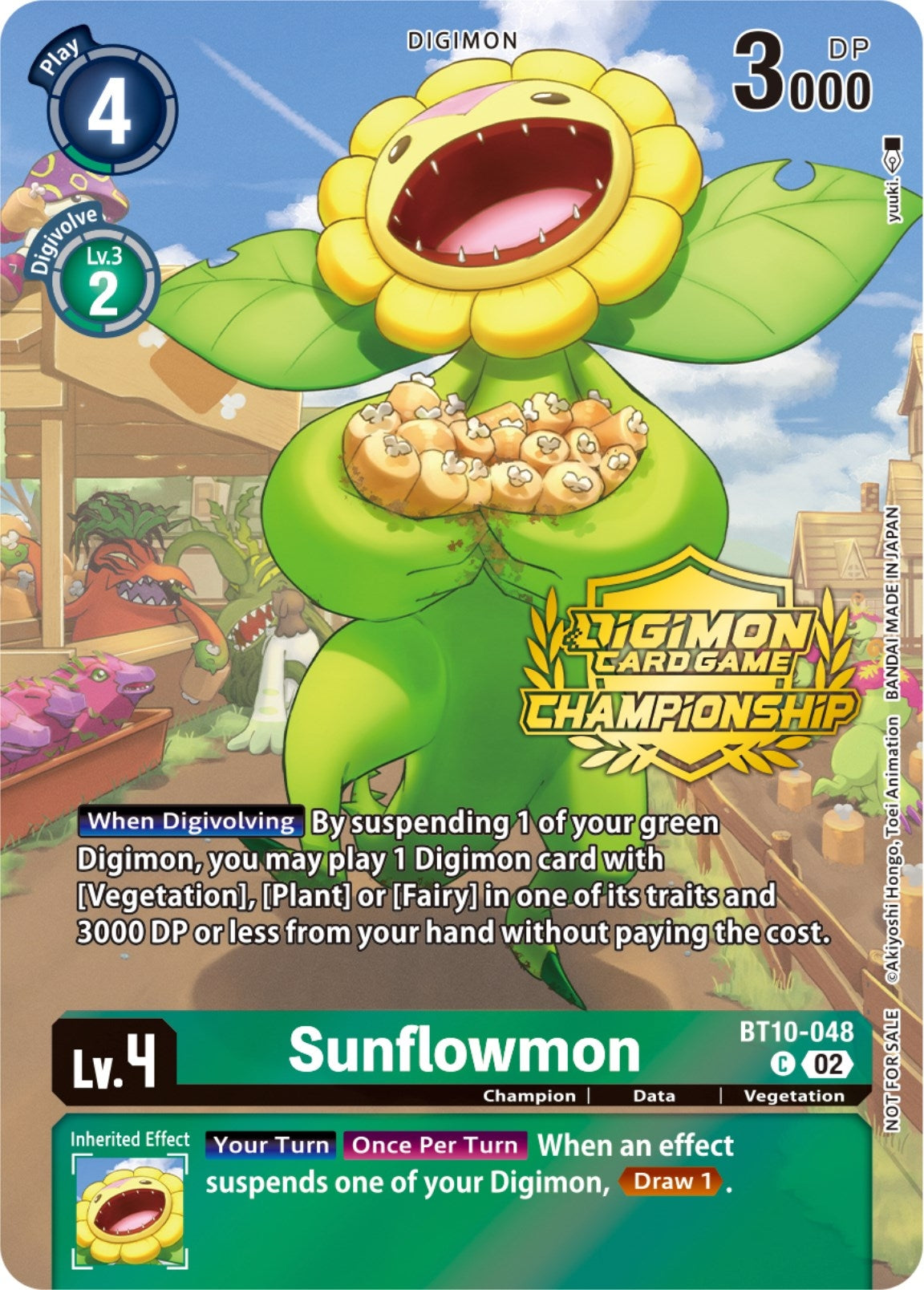 Image for Sunflowmon (Championship 2023 Tamers Pack) (BT10) (10048)